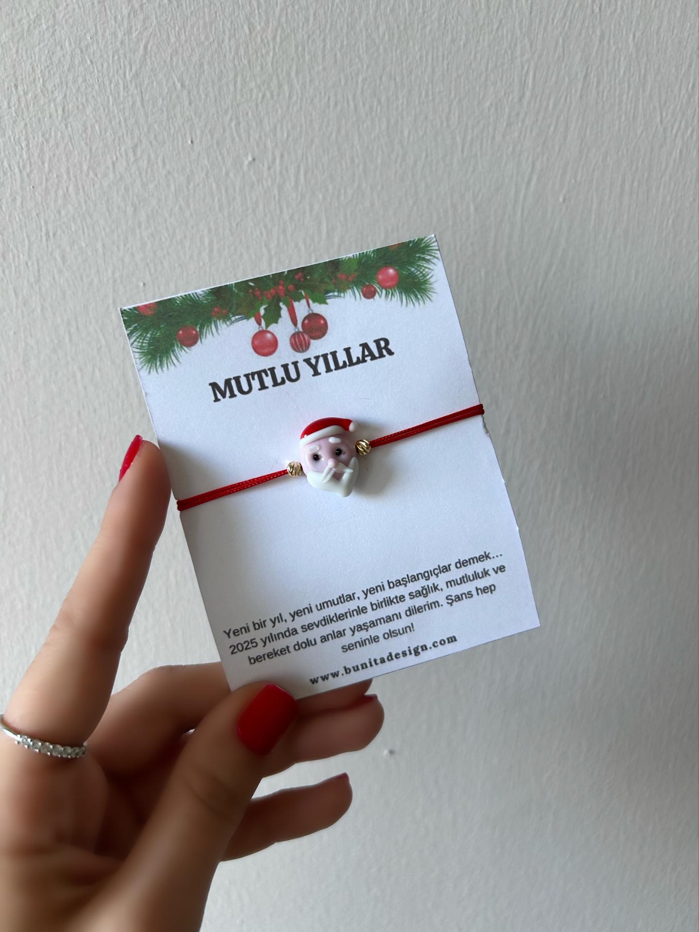 Murano%20Cam%20Noel%20Baba%20Yeni%20Yıl%20Konsept%20Bileklik